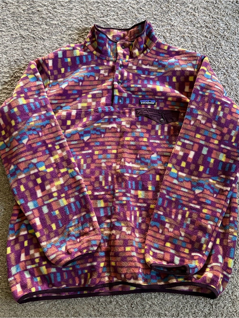 Patagonia Synchilla Fleece Snap Pullover Women's XL Sweatshirt